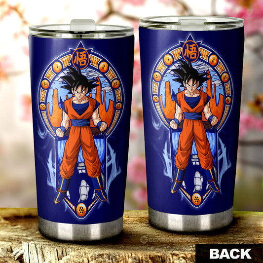 Goku Tumbler Cup Custom Dragon Ball Car Interior Accessories - Gearcarcover - 2