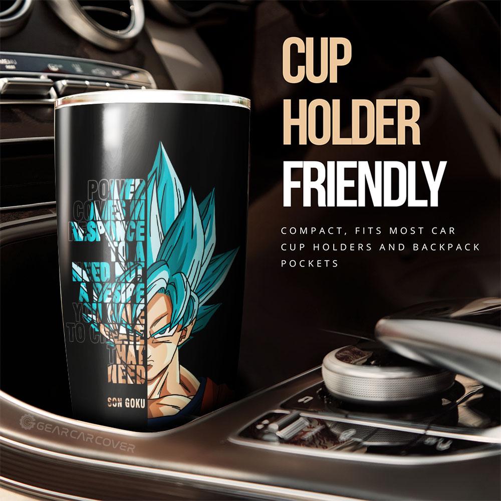 Goku Tumbler Cup Custom Gift For Dragon Ball Anime Fans - Gearcarcover - 2