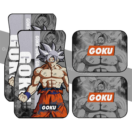 Goku Ultra Car Floor Mats Custom Anime Dragon Ball Car Accessories - Gearcarcover - 1