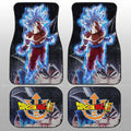 Goku Ultra Instinct Car Floor Mats Custom Dragon Ball Anime Car Accessories - Gearcarcover - 1