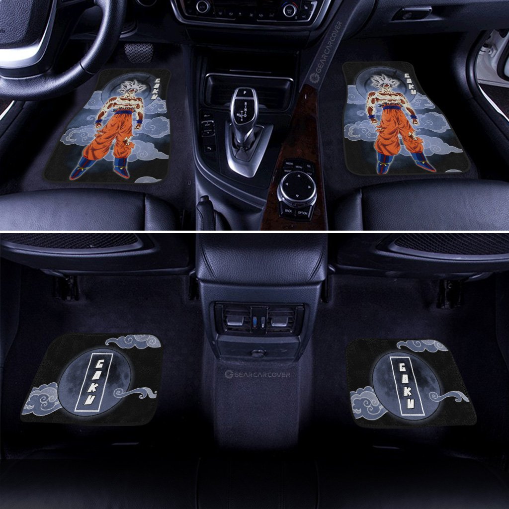 Goku Ultra Instinct Car Floor Mats Custom Dragon Ball Anime Car Accessories Perfect Gift For Fan - Gearcarcover - 3