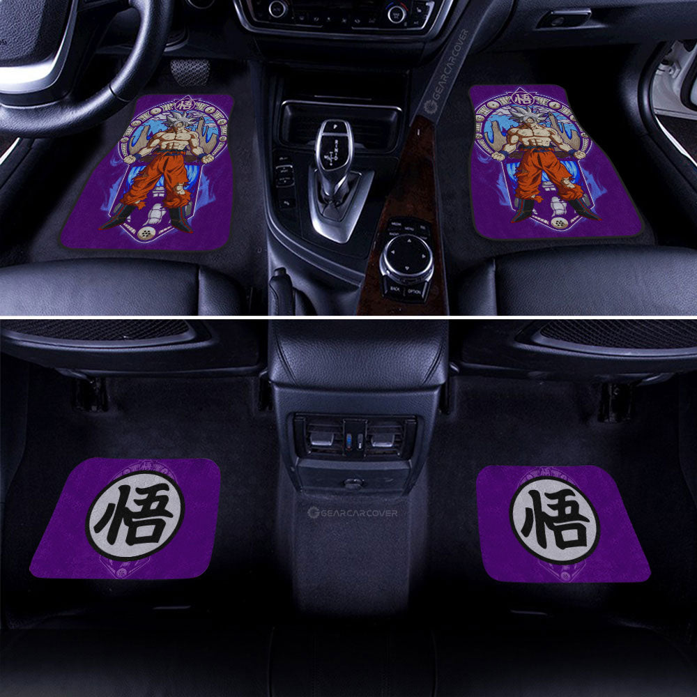 Goku Ultra Instinct Car Floor Mats Custom Dragon Ball Car Interior Accessories - Gearcarcover - 2