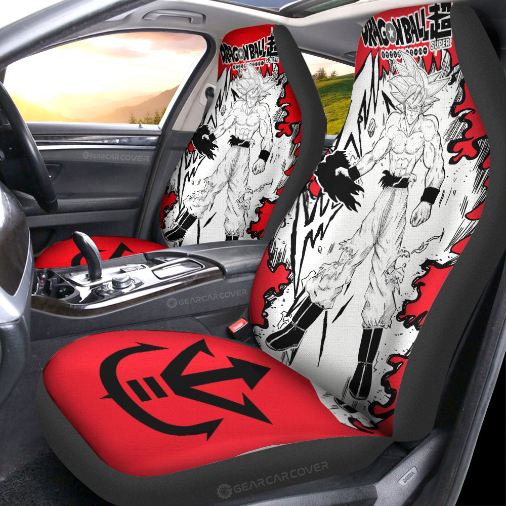 Goku Ultra Instinct Car Seat Covers Custom Dragon Ball Anime Car Accessories - Gearcarcover - 1