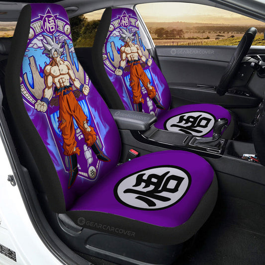 Goku Ultra Instinct Car Seat Covers Custom Dragon Ball Car Interior Accessories - Gearcarcover - 2