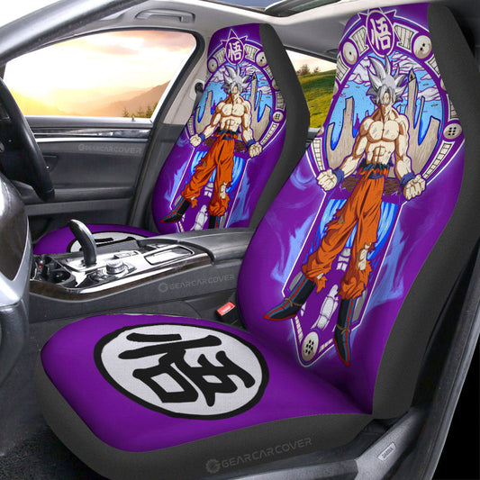 Goku Ultra Instinct Car Seat Covers Custom Dragon Ball Car Interior Accessories - Gearcarcover - 1