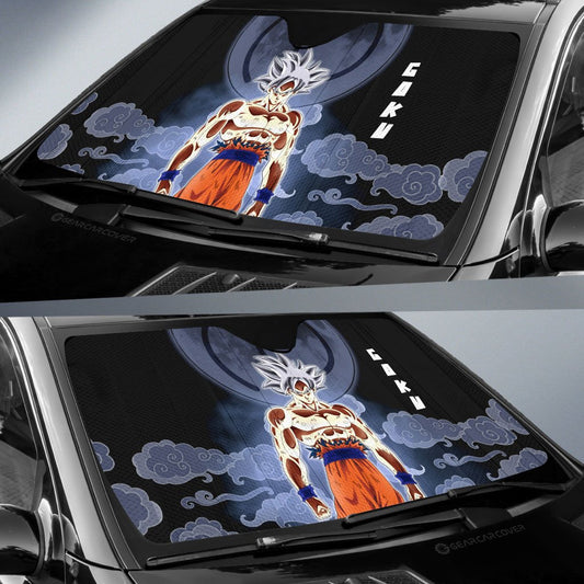 Goku Ultra Instinct Car Sunshade Custom Dragon Ball Anime Car Accessories - Gearcarcover - 2