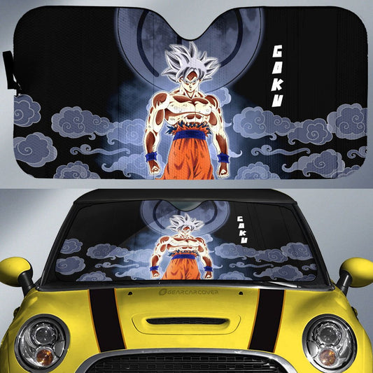 Goku Ultra Instinct Car Sunshade Custom Dragon Ball Anime Car Accessories - Gearcarcover - 1