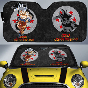 Goku Ultra Instinct Car Sunshade Custom Dragon Ball Anime Car Interior Accessories - Gearcarcover - 1