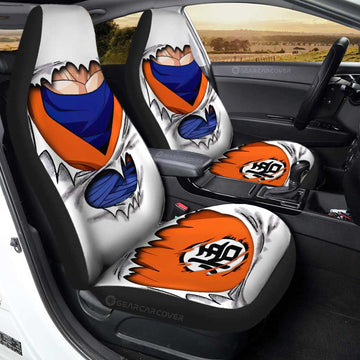 Goku Uniform Car Seat Covers Custom Dragon Ball Anime - Gearcarcover - 1