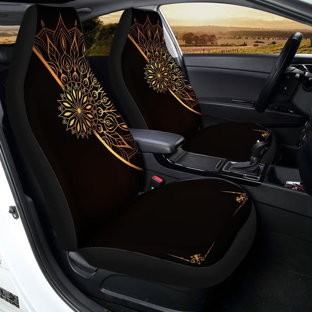 Golden Mandala Luxury Car Seat Covers Custom - Gearcarcover - 2