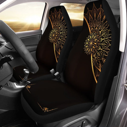 Golden Mandala Luxury Car Seat Covers Custom - Gearcarcover - 1
