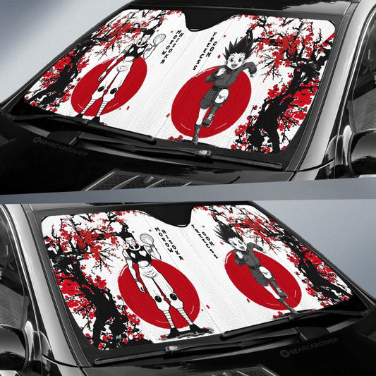 Gon And Hisoka Car Sunshade Custom Japan Style Hunter x Hunter Anime Car Accessories - Gearcarcover - 2