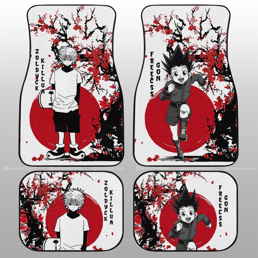 Gon And Killua Car Floor Mats Custom Japan Style Hunter x Hunter Car Accessories - Gearcarcover - 1