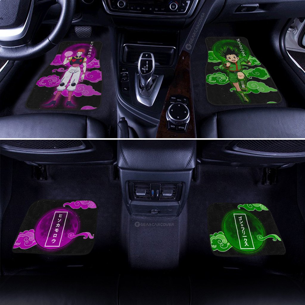 Gon Freecss And Hisoka Morow Car Floor Mats Custom Hunter x Hunter Anime Car Accessories - Gearcarcover - 3