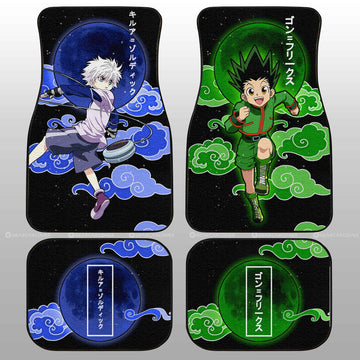 Gon Freecss And Killua Zoldyck Car Floor Mats Custom Hunter x Hunter Anime Car Accessories - Gearcarcover - 1
