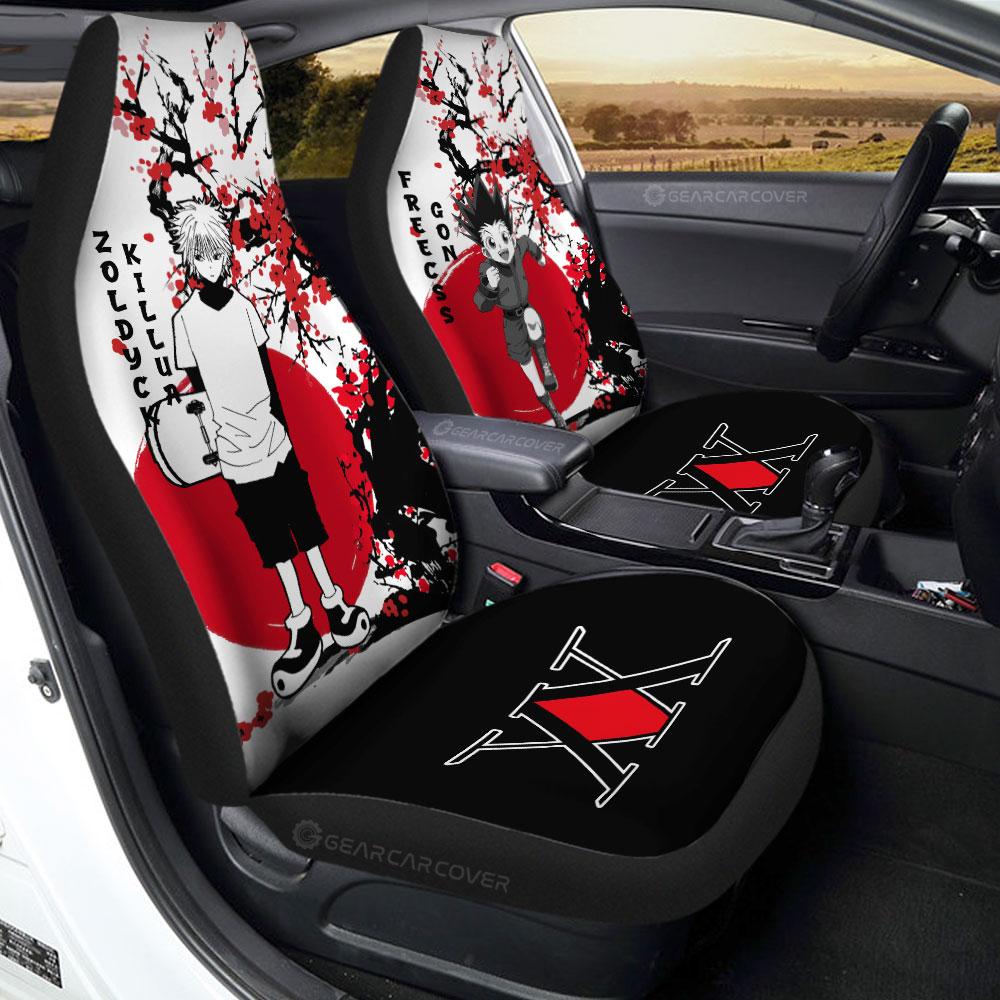 Gon Freecss And Killua Zoldyck Car Seat Covers Custom Japan Style Hunter x Hunter Anime Car Accessories - Gearcarcover - 1