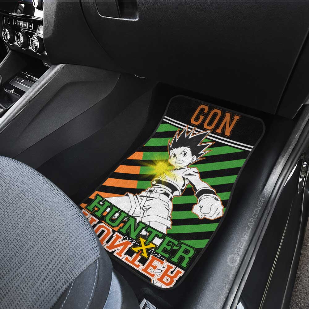 Gon Freecss Car Floor Mats Custom Hunter x Hunter Anime Car Accessories - Gearcarcover - 4