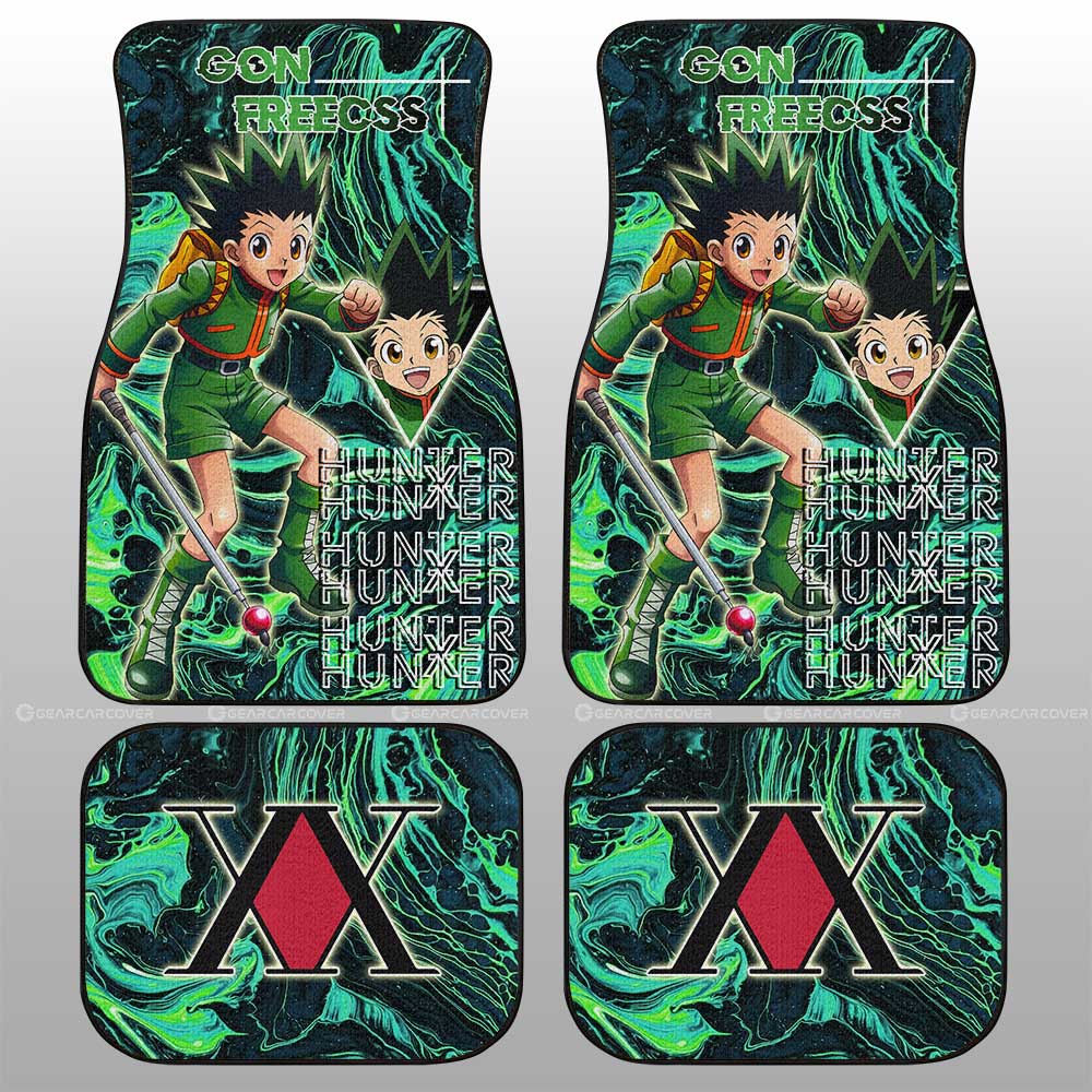 Gon Freecss Car Floor Mats Custom Hunter x Hunter Anime Car Accessories - Gearcarcover - 1