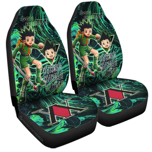 Gon Freecss Car Seat Covers Custom Hunter x Hunter Anime Car Accessories - Gearcarcover - 2