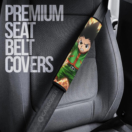 Gon Freecss Seat Belt Covers Custom Hunter x Hunter Anime Car Accessories - Gearcarcover - 2