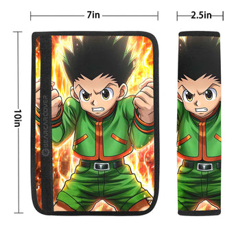 Gon Freecss Seat Belt Covers Custom Hunter x Hunter Anime Car Accessories - Gearcarcover - 1