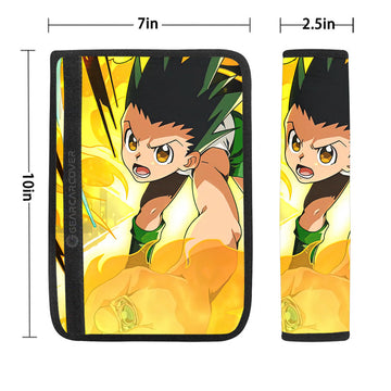 Gon Freecss Seat Belt Covers Custom Hunter x Hunter Anime Car Accessories - Gearcarcover - 1