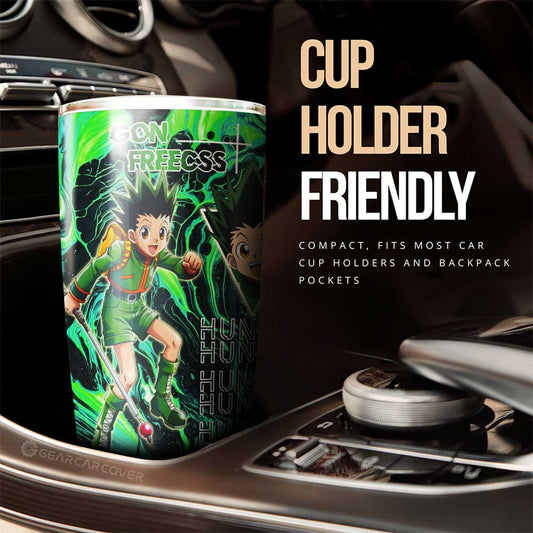 Gon Freecss Tumbler Cup Custom Hunter x Hunter Anime Car Accessories - Gearcarcover - 2