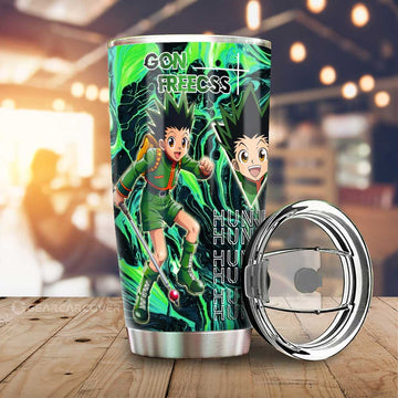 Gon Freecss Tumbler Cup Custom Hunter x Hunter Anime Car Accessories - Gearcarcover - 1