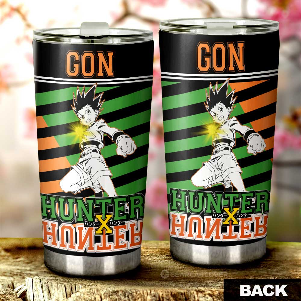 Gon Freecss Tumbler Cup Custom Hunter x Hunter Anime Car Interior Accessories - Gearcarcover - 3