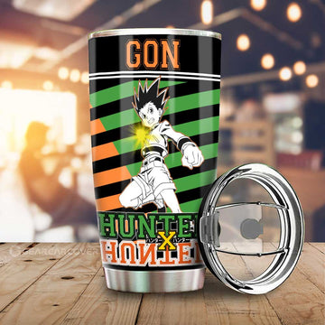 Gon Freecss Tumbler Cup Custom Hunter x Hunter Anime Car Interior Accessories - Gearcarcover - 1