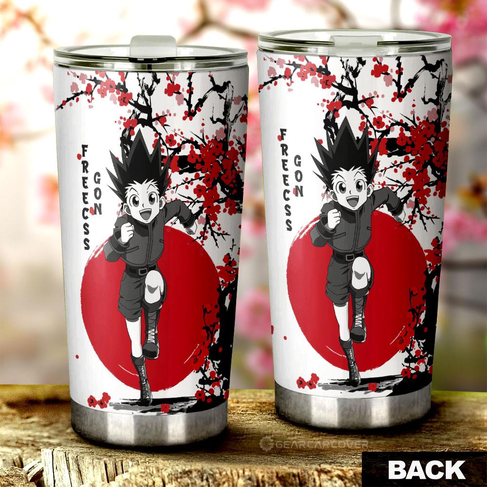 Gon Freecss Tumbler Cup Custom Japan Style Hunter x Hunter Anime Car Accessories - Gearcarcover - 3