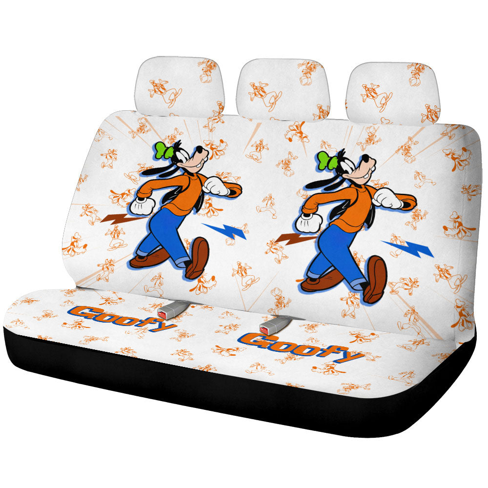 Goofy Car Back Seat Cover Custom Cartoon Car Accessories - Gearcarcover - 1