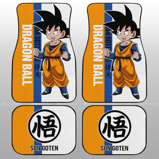 Goten Car Floor Mats Custom Dragon Ball Car Accessories For Anime Fans - Gearcarcover - 2