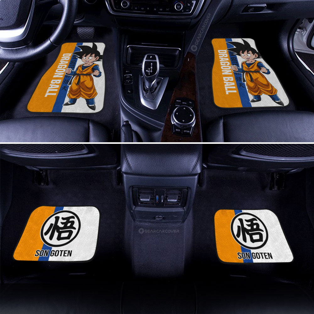 Goten Car Floor Mats Custom Dragon Ball Car Accessories For Anime Fans - Gearcarcover - 3