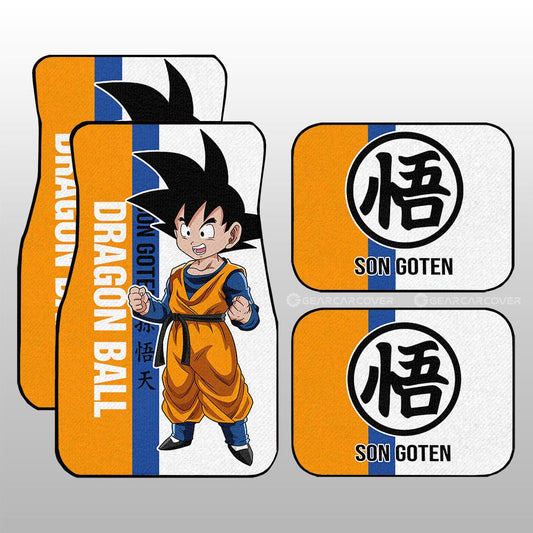 Goten Car Floor Mats Custom Dragon Ball Car Accessories For Anime Fans - Gearcarcover - 1