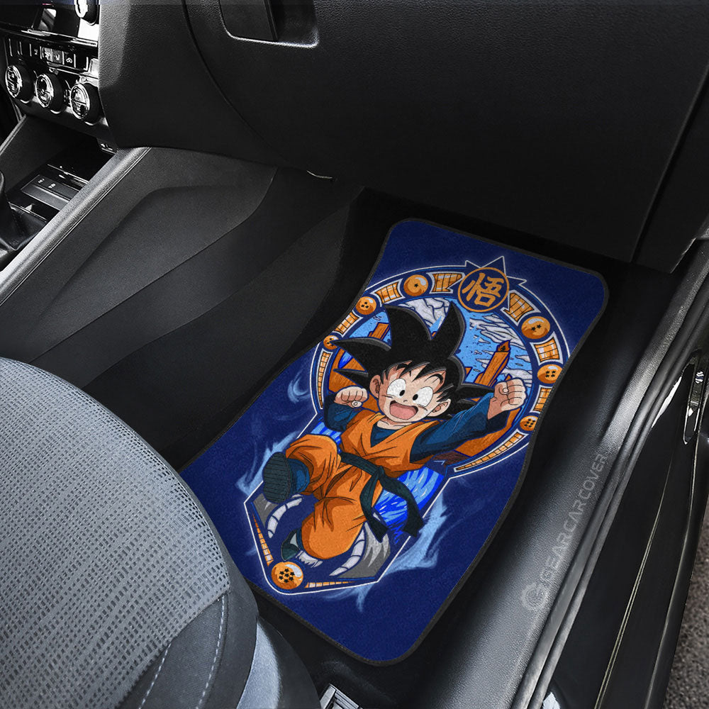 Goten Car Floor Mats Custom Dragon Ball Car Interior Accessories - Gearcarcover - 3