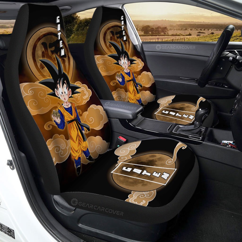 Goten Car Seat Covers Custom Anime Dragon Ball Car Accessories - Gearcarcover - 1