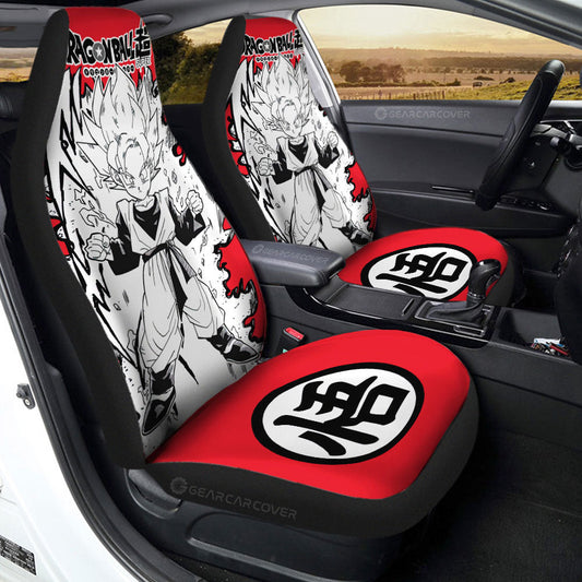 Goten Car Seat Covers Custom Dragon Ball Anime Car Accessories - Gearcarcover - 2