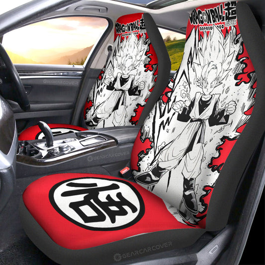 Goten Car Seat Covers Custom Dragon Ball Anime Car Accessories - Gearcarcover - 1