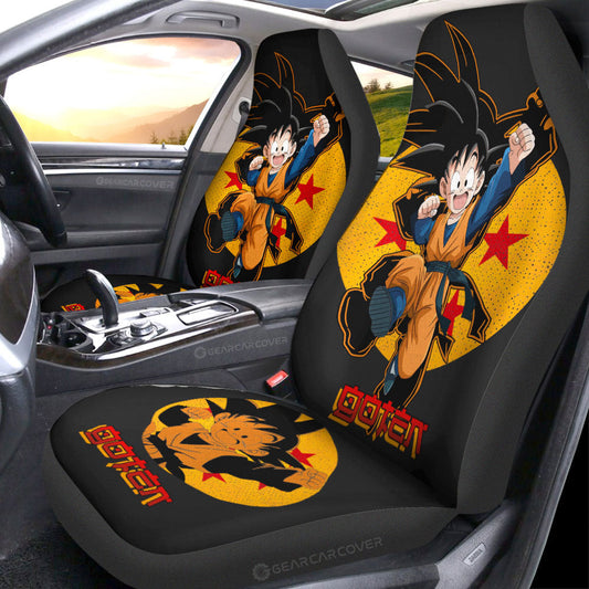 Goten Car Seat Covers Custom Dragon Ball Anime Car Accessories - Gearcarcover - 1