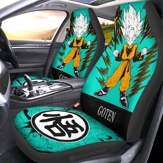 Goten Car Seat Covers Custom Dragon Ball Anime Manga Color Style - Gearcarcover - 2
