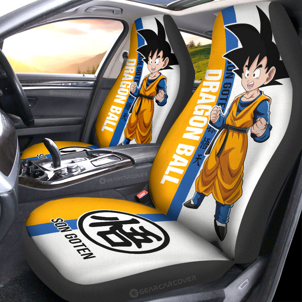 Goten Car Seat Covers Custom Dragon Ball Car Accessories For Anime Fans - Gearcarcover - 2