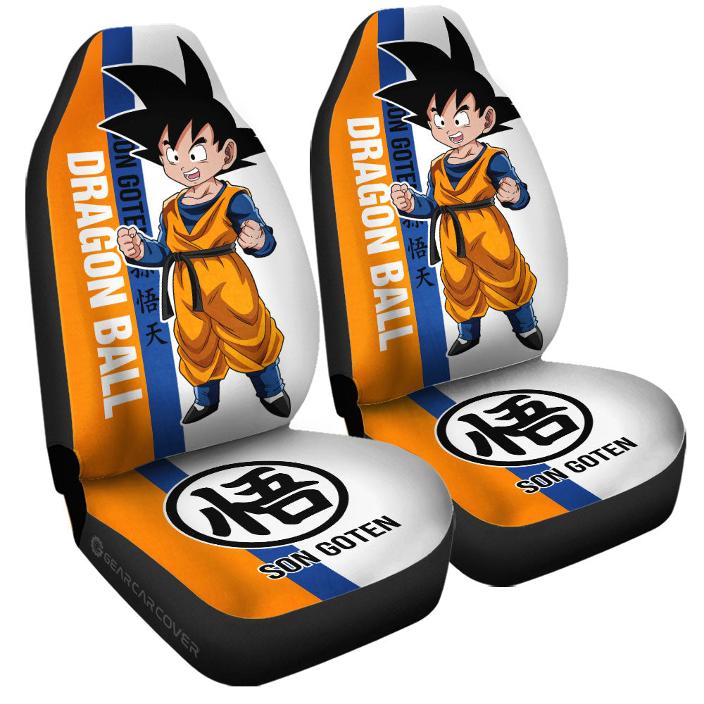 Goten Car Seat Covers Custom Dragon Ball Car Accessories For Anime Fans - Gearcarcover - 3