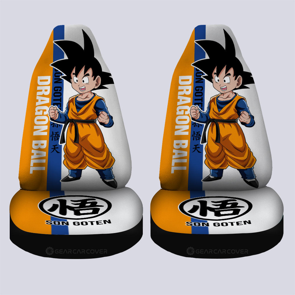 Goten Car Seat Covers Custom Dragon Ball Car Accessories For Anime Fans - Gearcarcover - 4