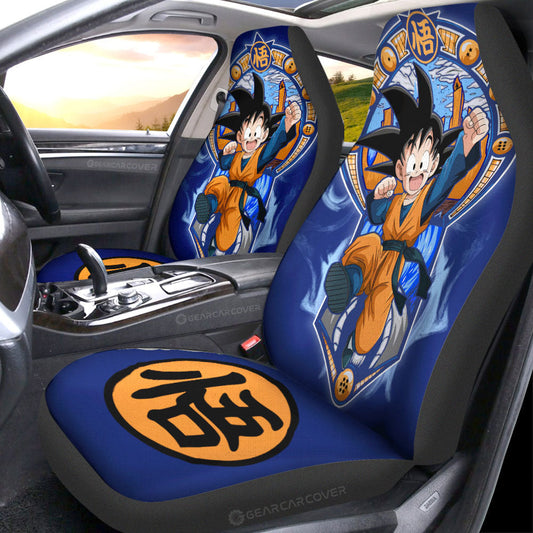 Goten Car Seat Covers Custom Dragon Ball Car Interior Accessories - Gearcarcover - 1