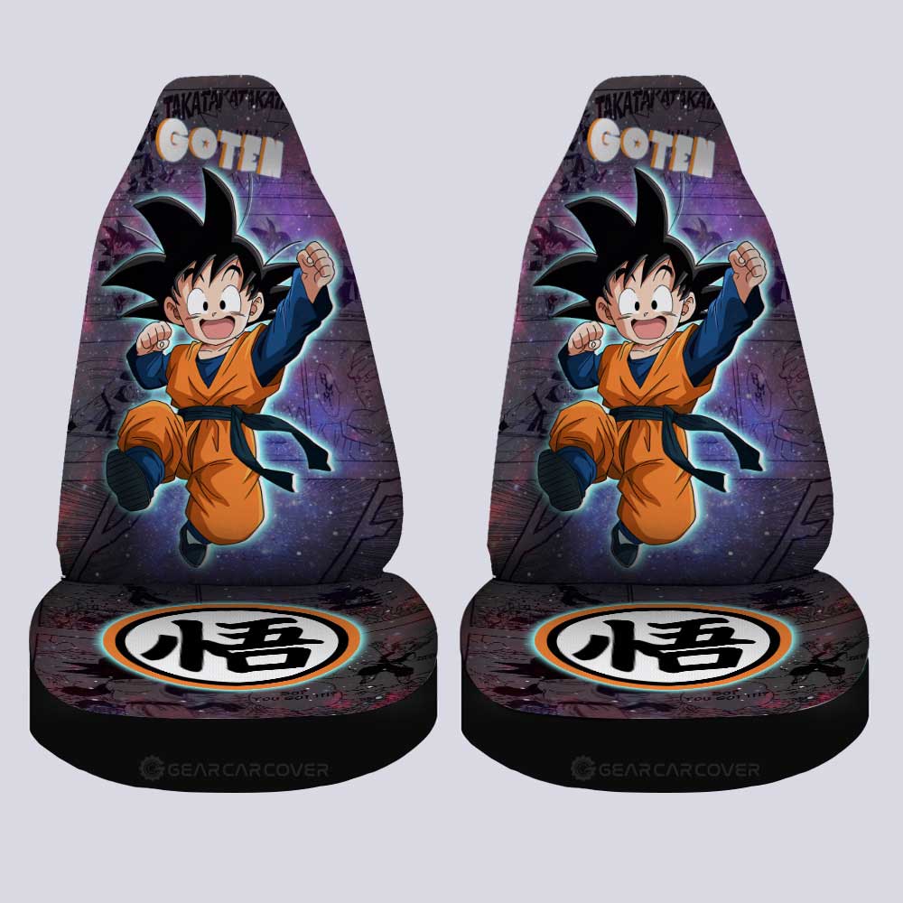 Goten Car Seat Covers Custom Galaxy Style Dragon Ball Anime Car Accessories - Gearcarcover - 4