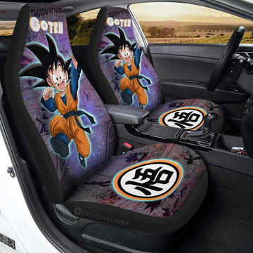 Goten Car Seat Covers Custom Galaxy Style Dragon Ball Anime Car Accessories - Gearcarcover - 1