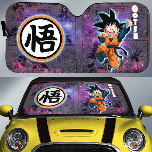 Goten Car Sunshade Custom Dragon Ball Anime Car Accessories Galaxy Style - Gearcarcover - 1