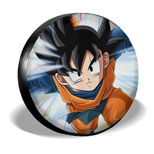 Goten Spare Tire Covers Custom Dragon Ball Anime Car Accessories - Gearcarcover - 2