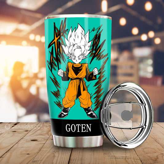 Goten Tumbler Cup Custom Dragon Ball Anime Manga Color Style - Gearcarcover - 2